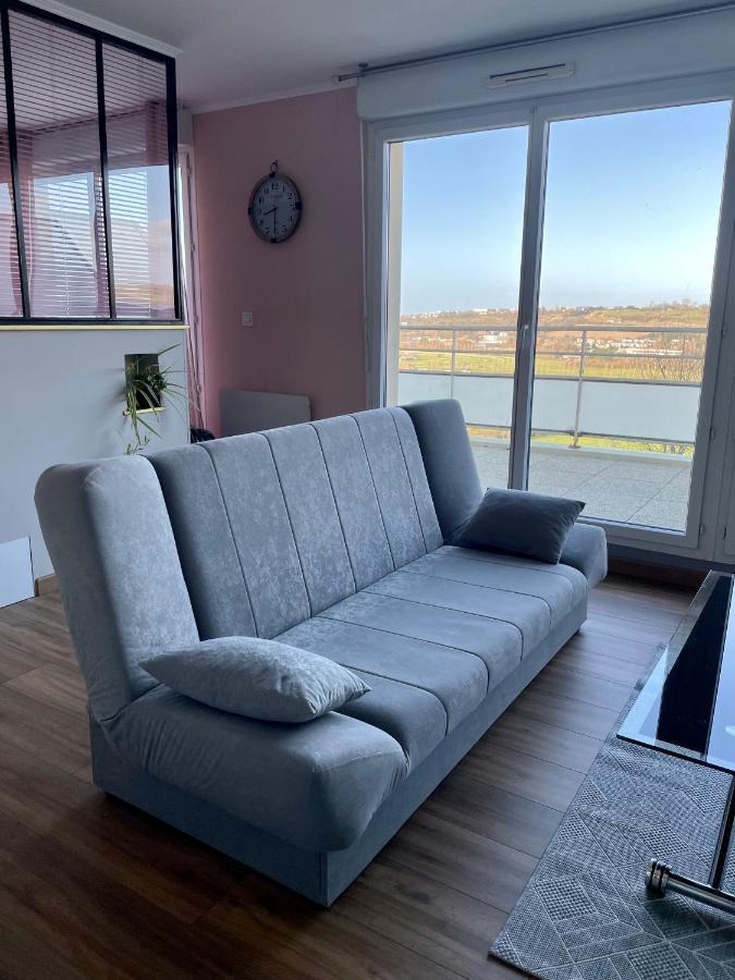Le Panorama, Echappee Mer Dieppe & Parking Prive Appartement Rouxmesnil-Bouteilles Buitenkant foto